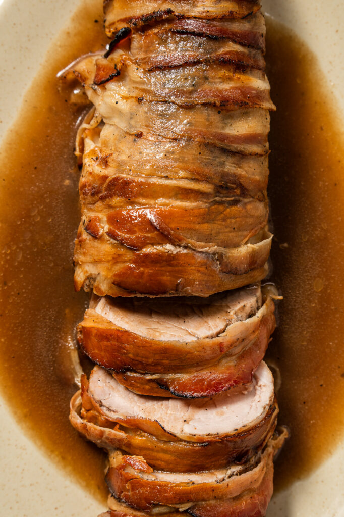 Fotografía Gastronómica de Solomilllo envuelto en Speck