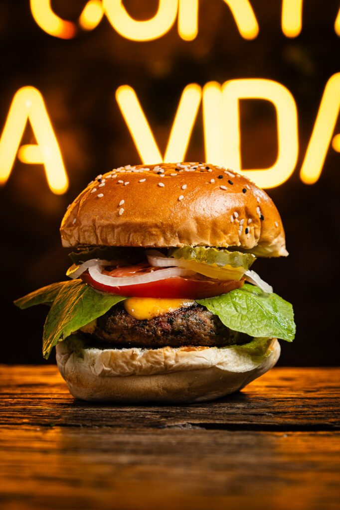 Fotografía Gastronómica Hamburguesa
