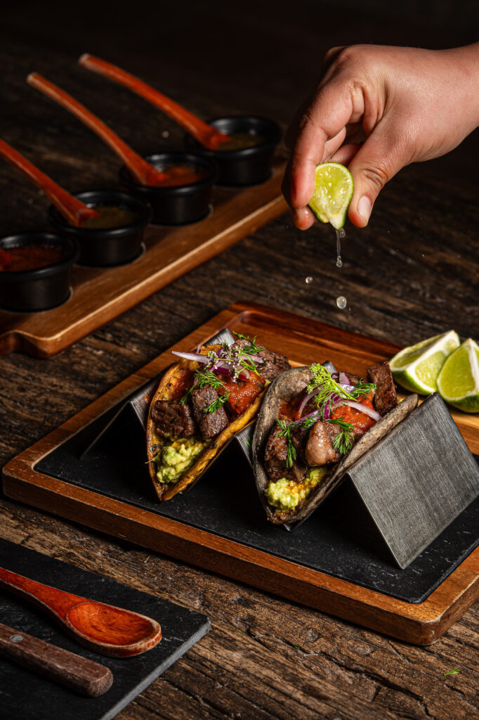 Fotografía Gastronómica Tacos de Mariscos